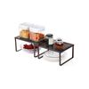 Brown Cabinet Shelf Organizer